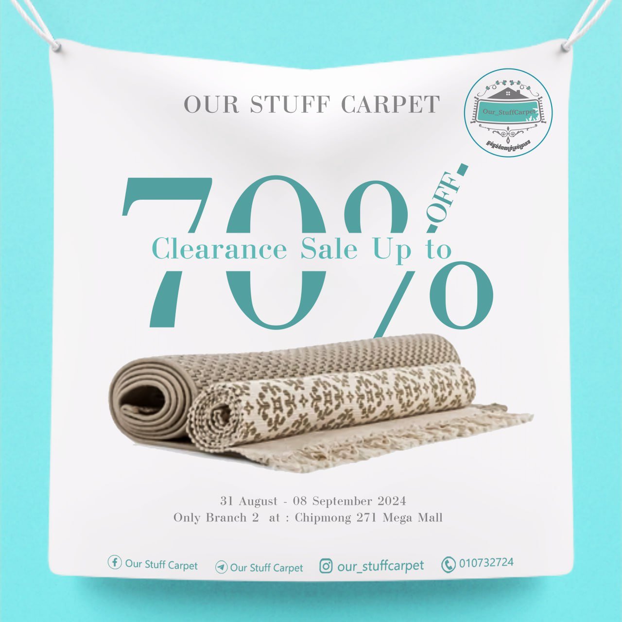 Our Stuff Carpet Clearance Sale